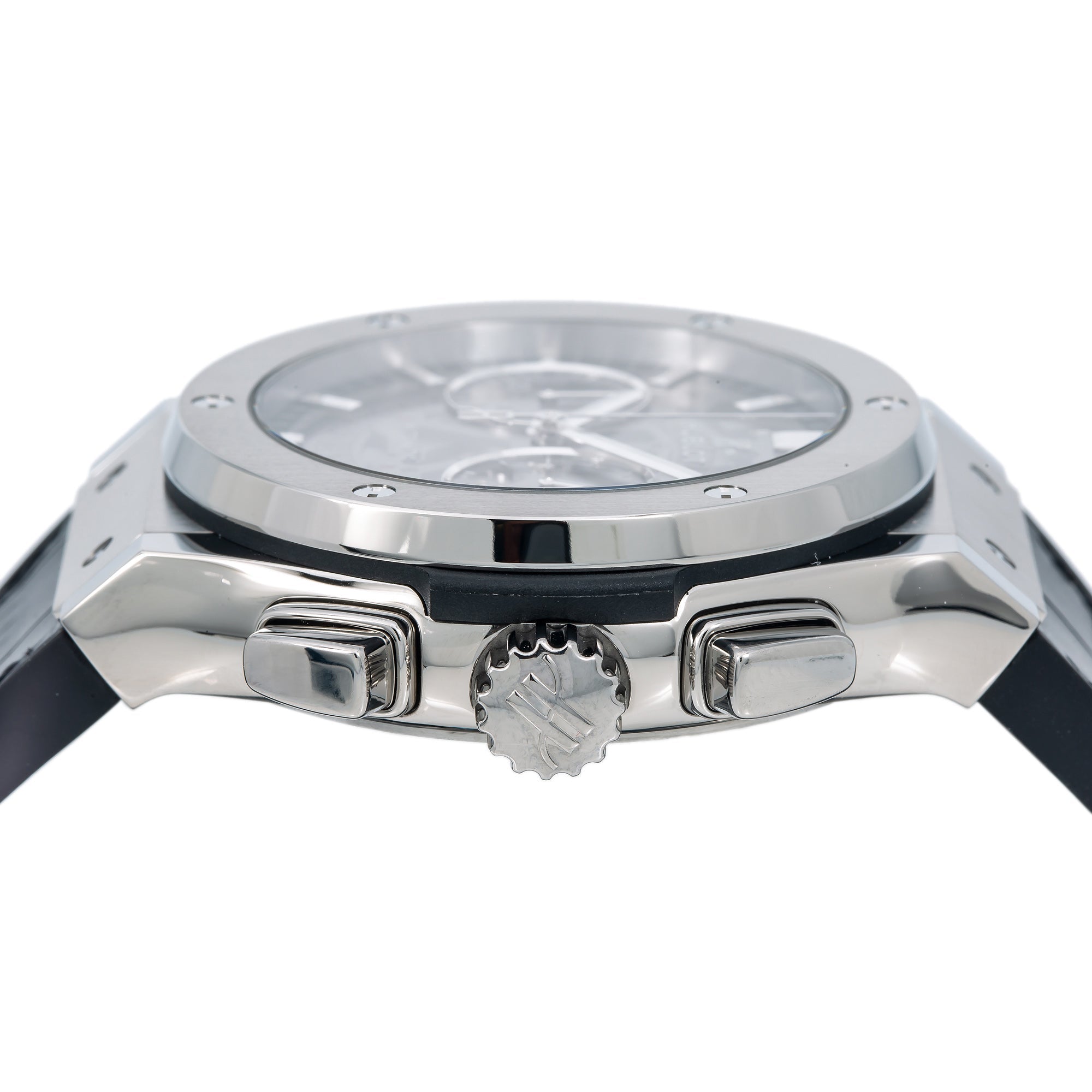 Hublot Classic Fusion Aerofusion 525.NX.0170.LR.12 45MM Black Dial With Leather Bracelet-Hublot-JD Watches NY