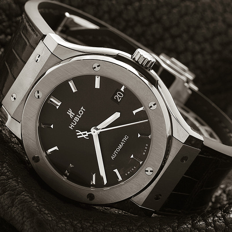Hublot Classic Fusion Racing Grey 511.NX.7071.LR 45mm Black Dial-Hublot-JD Watches NY