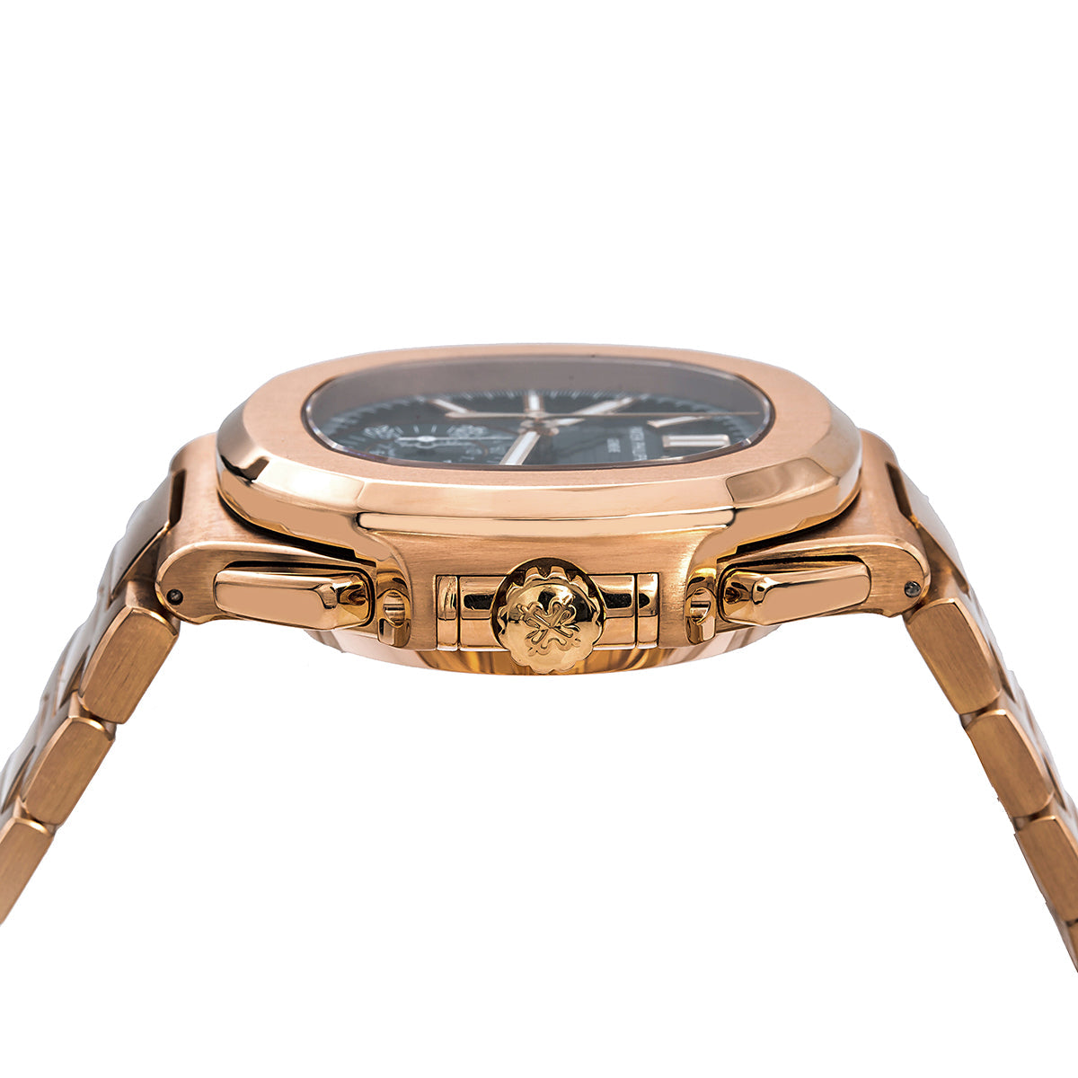 Patek Philippe Nautilus 5980/1R-001 Chronograph Date Rose Gold Watch-Patek Philippe-JD Watches NY