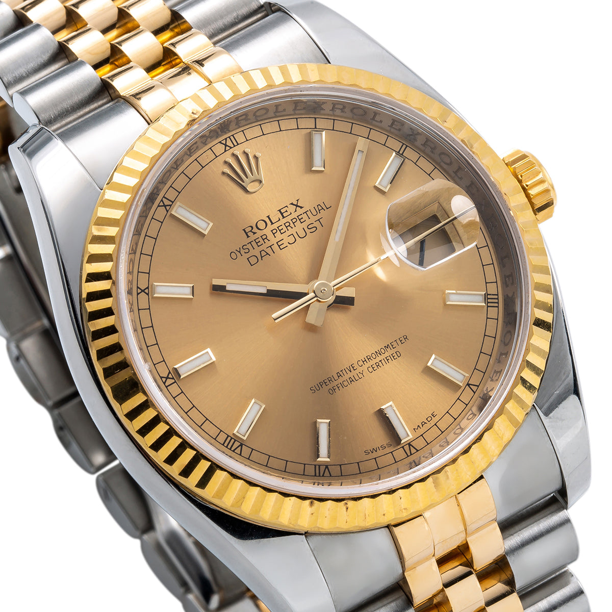 Rolex DateJust 116233 36mm Champagne Dial-Rolex-JD Watches NY