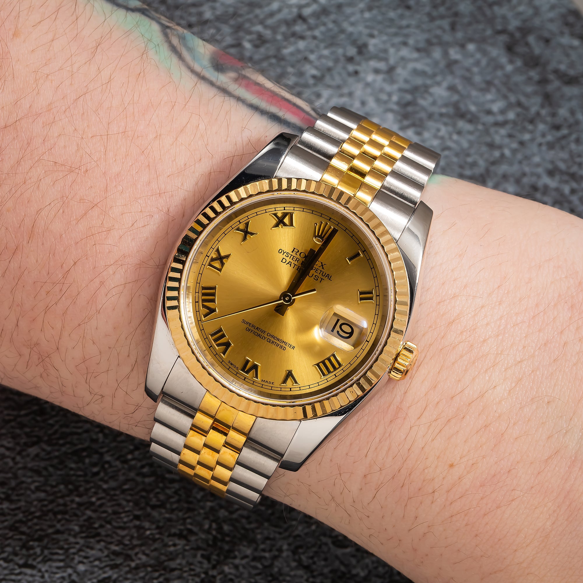 Rolex Datejust 116233 36MM Champagne Dial With Two Tone Jubilee Bracelet-Rolex-JD Watches NY