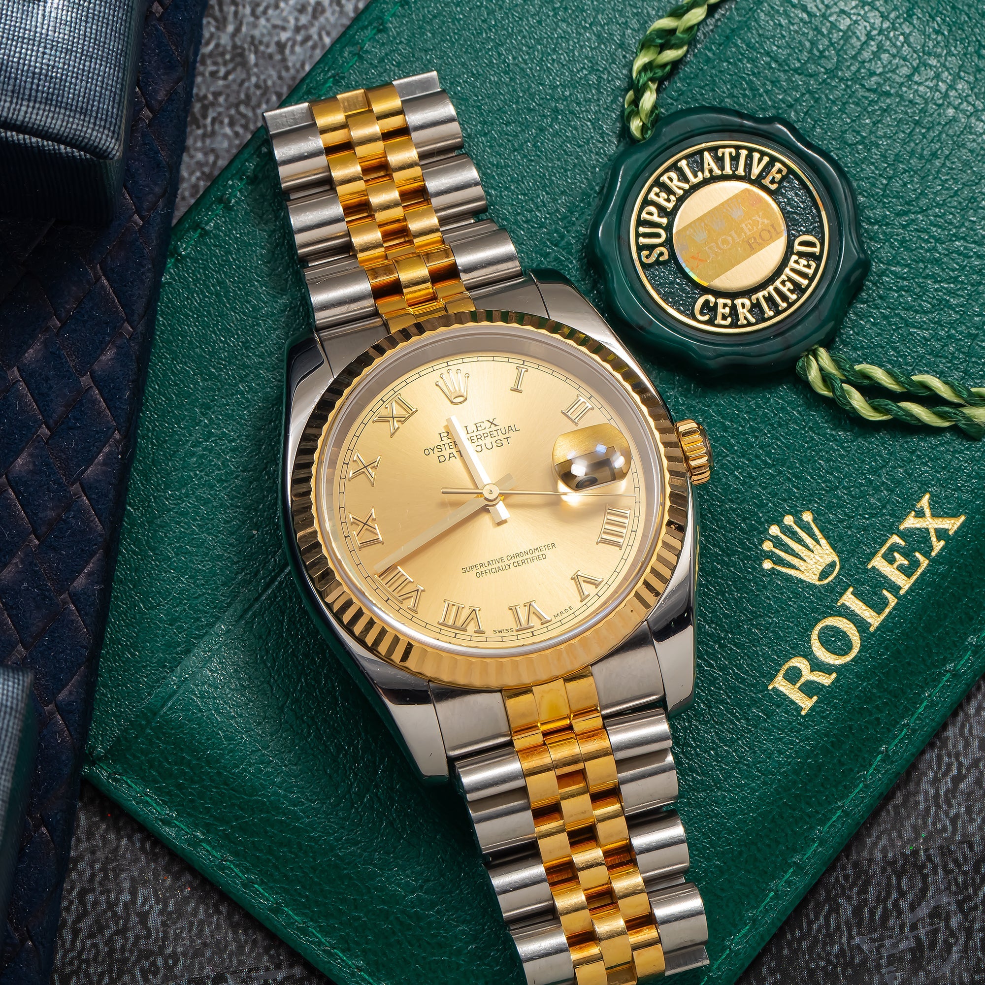 Rolex Datejust 116233 36MM Champagne Dial With Two Tone Jubilee Bracelet-Rolex-JD Watches NY