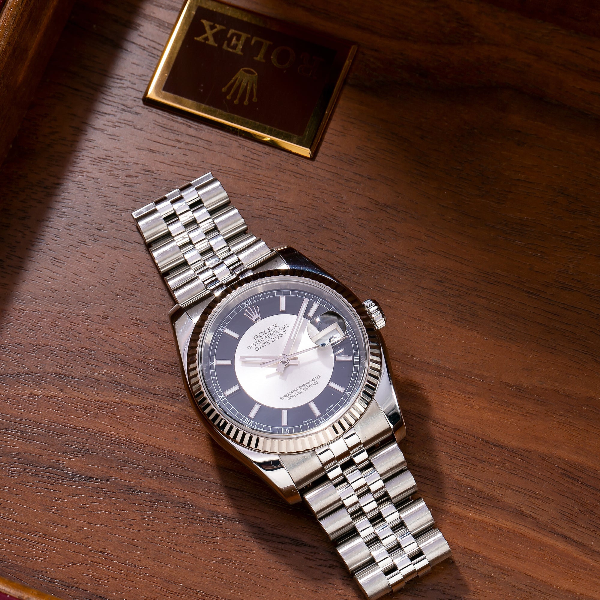 Rolex Datejust 116234 36MM Black Dial With Stainless Steel Jubilee Bracelet-Rolex-JD Watches NY