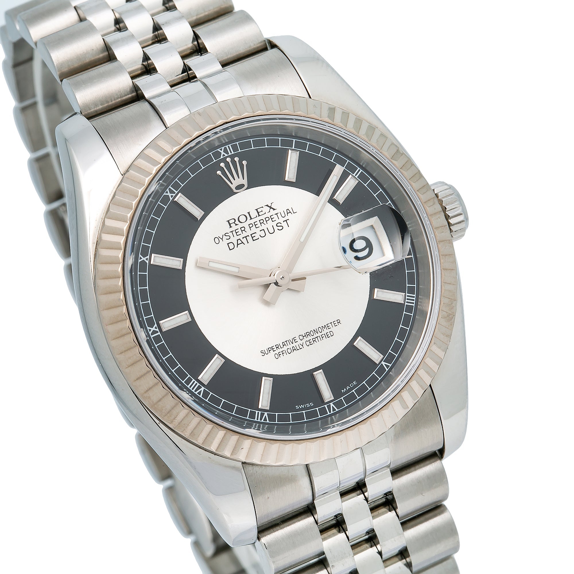 Rolex Datejust 116234 36MM Black Dial With Stainless Steel Jubilee Bracelet-Rolex-JD Watches NY