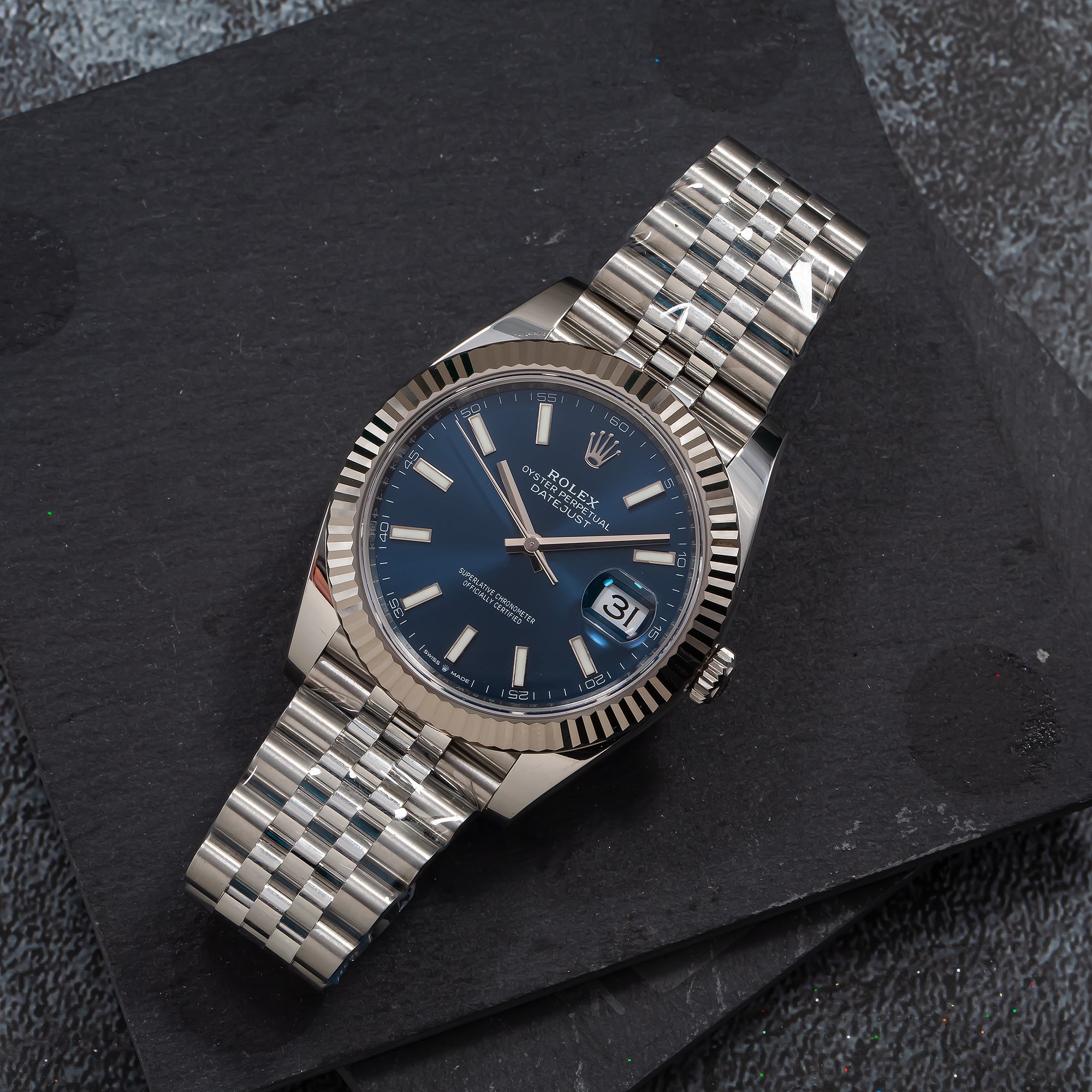Rolex Datejust 126334 41mm Blue Dial With Jubilee-Rolex-JD Watches NY