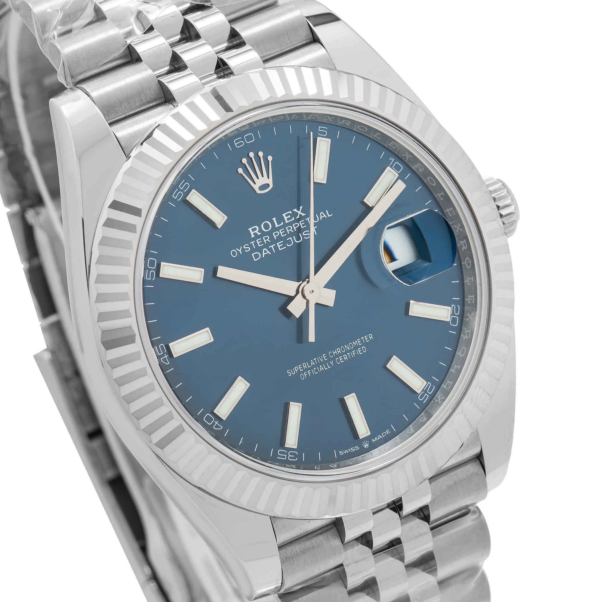 Rolex Datejust 126334 41mm Blue Dial With Jubilee-Rolex-JD Watches NY