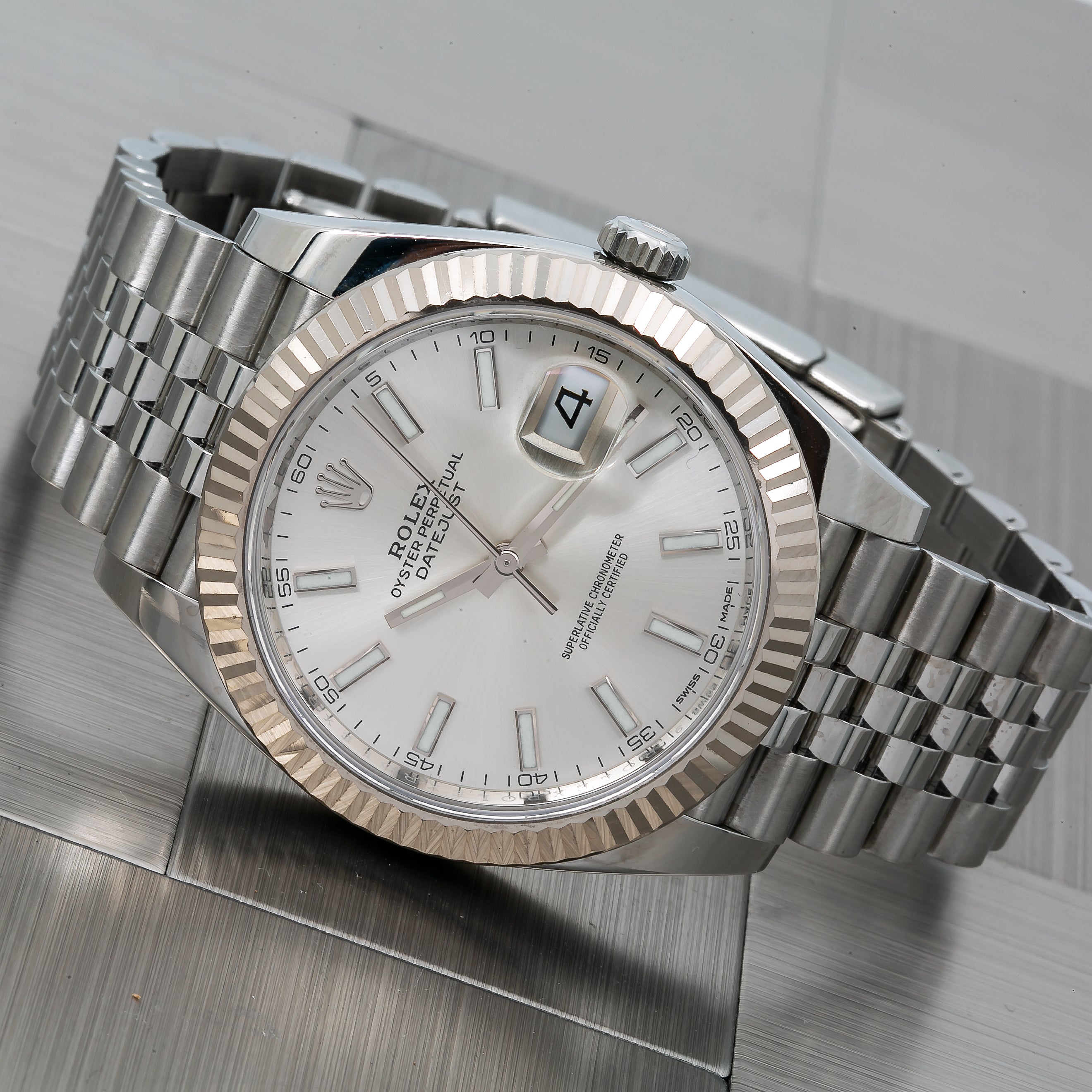 Rolex Datejust 126334 41mm Silver Dial With Stainless Steel Jubilee-Rolex-JD Watches NY