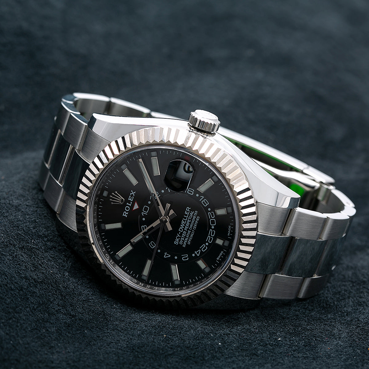 Rolex Sky-Dweller 326934 42MM Black Dial With Stainless Steel Oyster Bracelet-Rolex-JD Watches NY