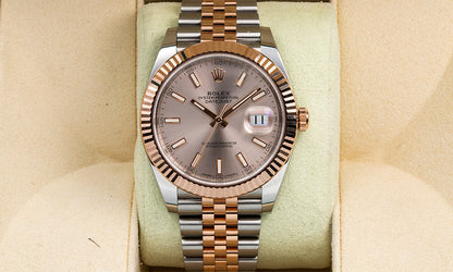 Two Tone Rolex DateJust 126331 41mm Sundust Dial